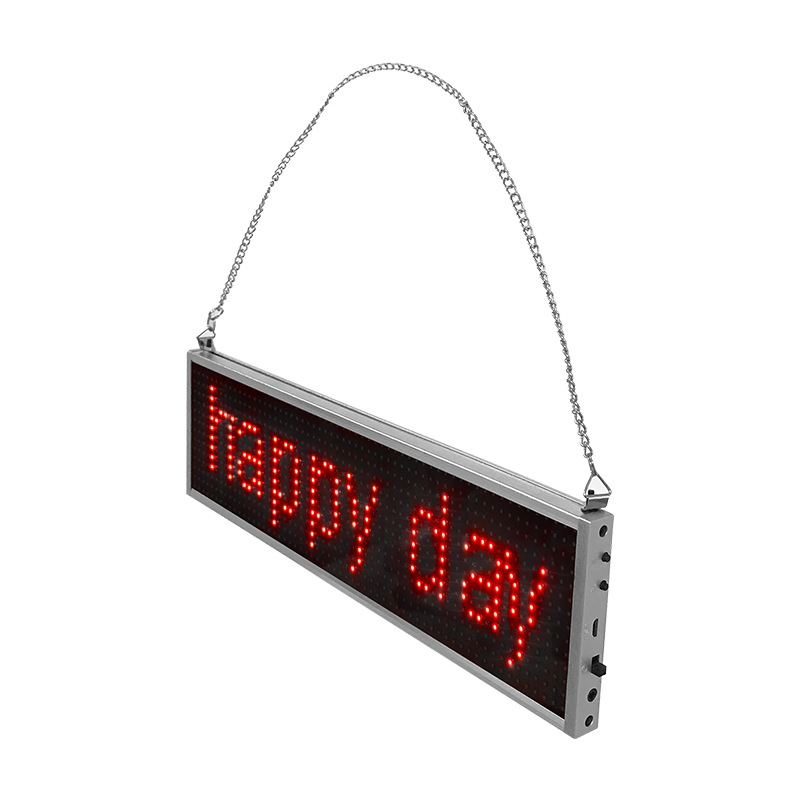 Cross-border new LED car screen mobile phone APP change word ultra-thin LED screen advertising playback indoor LED display
