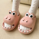 New creative cartoon dinosaur slippers ladies summer indoor home thick bottom anti-slip slippers wholesale