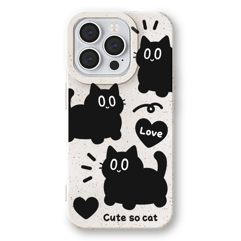 Zhitai iphone15Pro mobile phone shell 14Promax Apple 13 wheat shell 12/11 cartoon 78plus bracelet