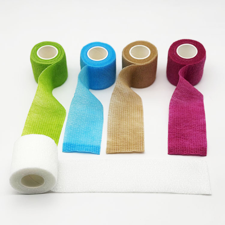 Factory direct selling self-adhesive elastic bandage, sports wrist and ankle elastic bandage, elastic self-adhesive bandage wholesale