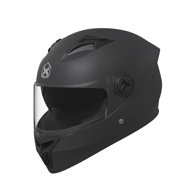 Elektroautohelm Herren Vier Jahreszeiten Motorrad Integralhelm Motorrad Damen Winter Warm Reiten Doppelspiegelhelm_voghion.com