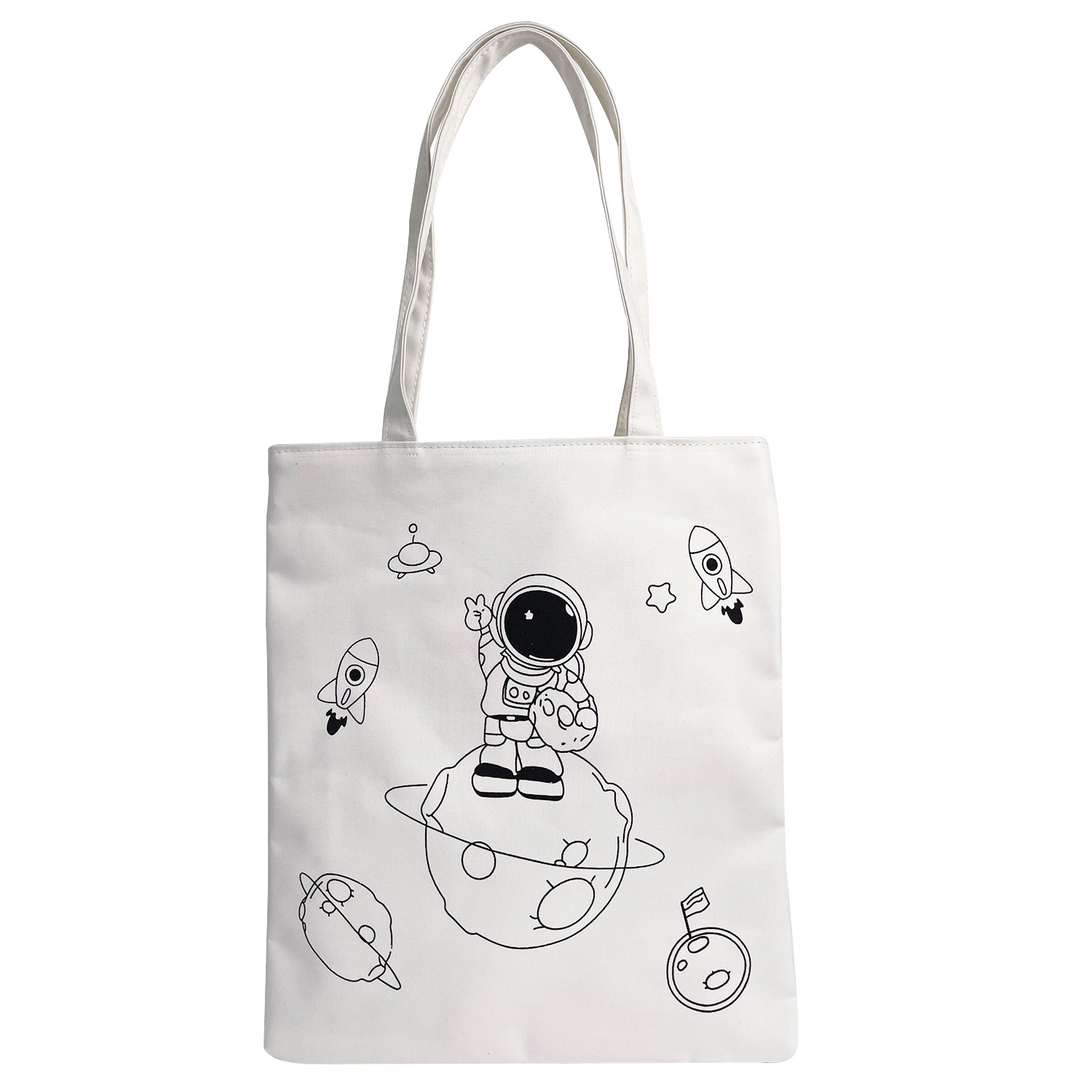 New Style Big Bag Fashion Women's Bag Canvas Bag Women's Shoulder Bag Cloth Bag Casual Handbag Student Bag Shopping Bag