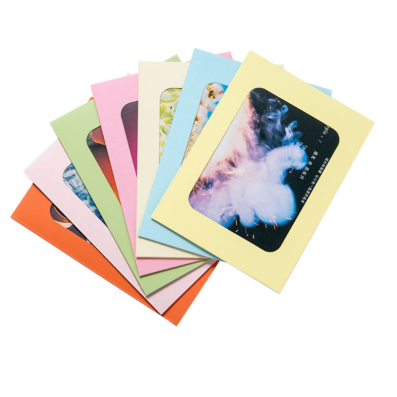 Hanging paper photo frame 34578 inch literary small fresh photo wall home dormitory decoration wall diy picture frame spot