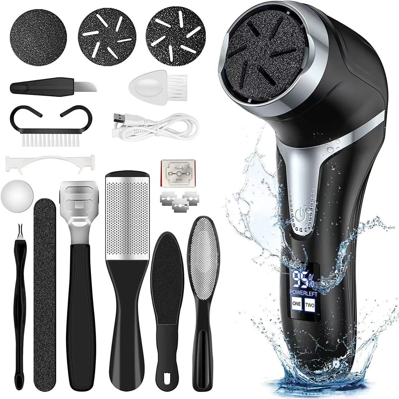 New vacuum foot grinder electric washing rechargeable foot trimmer automatic dead skin removing calluses foot repair machine cross-border