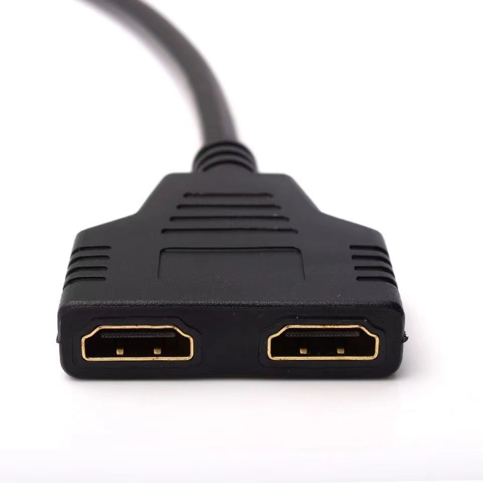 hdmi 1-2 splitter 1 in 2 out HDMI switching line 1 in 2 out HD splitter 1 minute 2 1 Drag 2