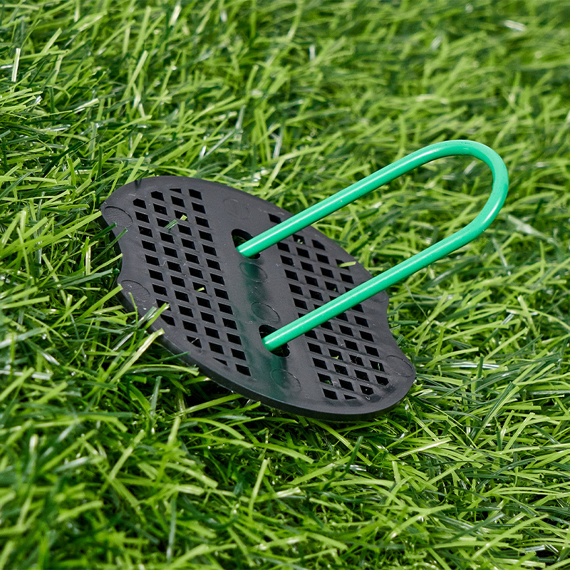 U-shaped ground nail garden craft ground cloth nail lawn mulched film fixed plastic-sprayed tent nail anti-grass cloth nail