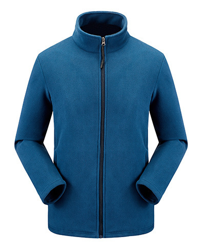Winter Fleece Sweatshirt for Men and Women Large Size Thickened Polar Fleece Cardigan Jacket Double-sided Fleece Charge Clothes Liner