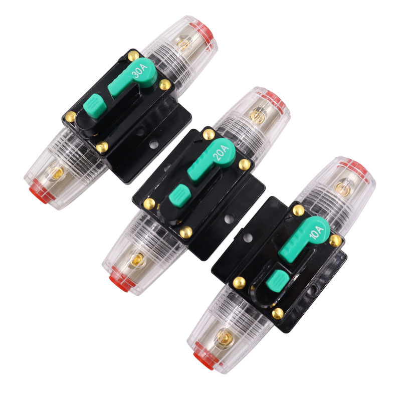 Car yacht audio modification recovery circuit breaker insurance bile break automatic switch insurance seat 10A15A20A30A