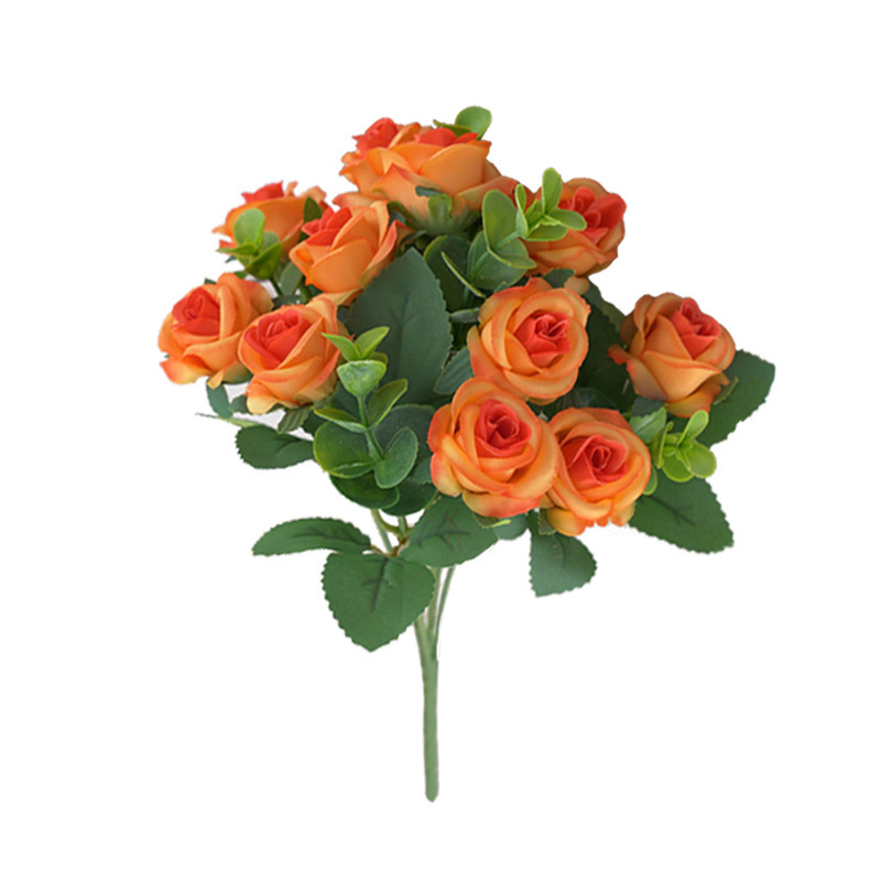 北欧insはバラの結婚祝いの手で花の束の結婚式の家の装飾のシミュレーションの花の小さい花束の5頭の牡丹を持ちます。|undefined