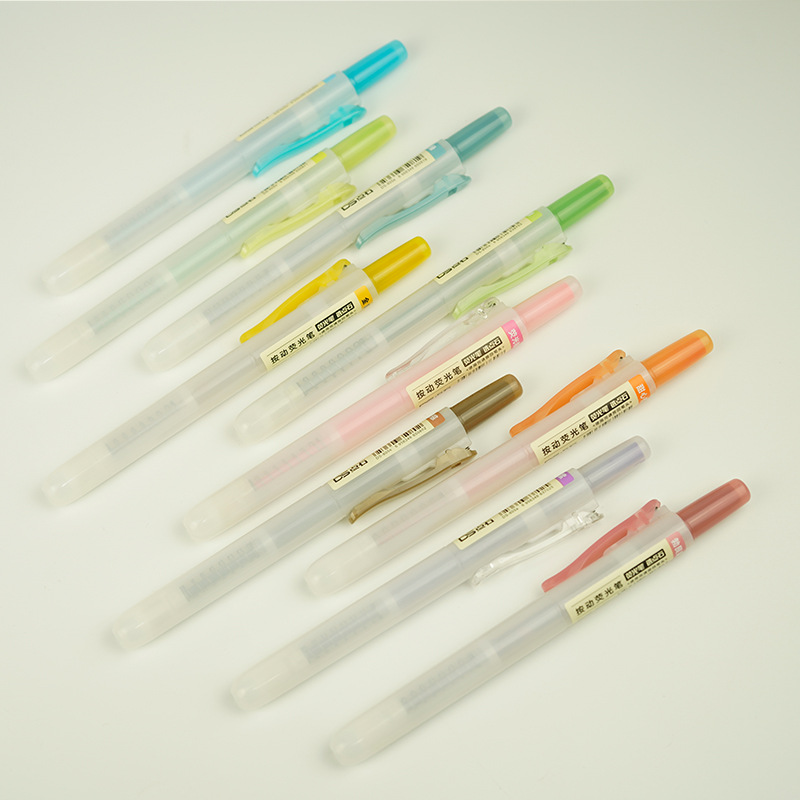 Stones Press Highlighter Student Marker Pen Light Color Department Can Change Core Draw Key Marker Pen Color DS-805s