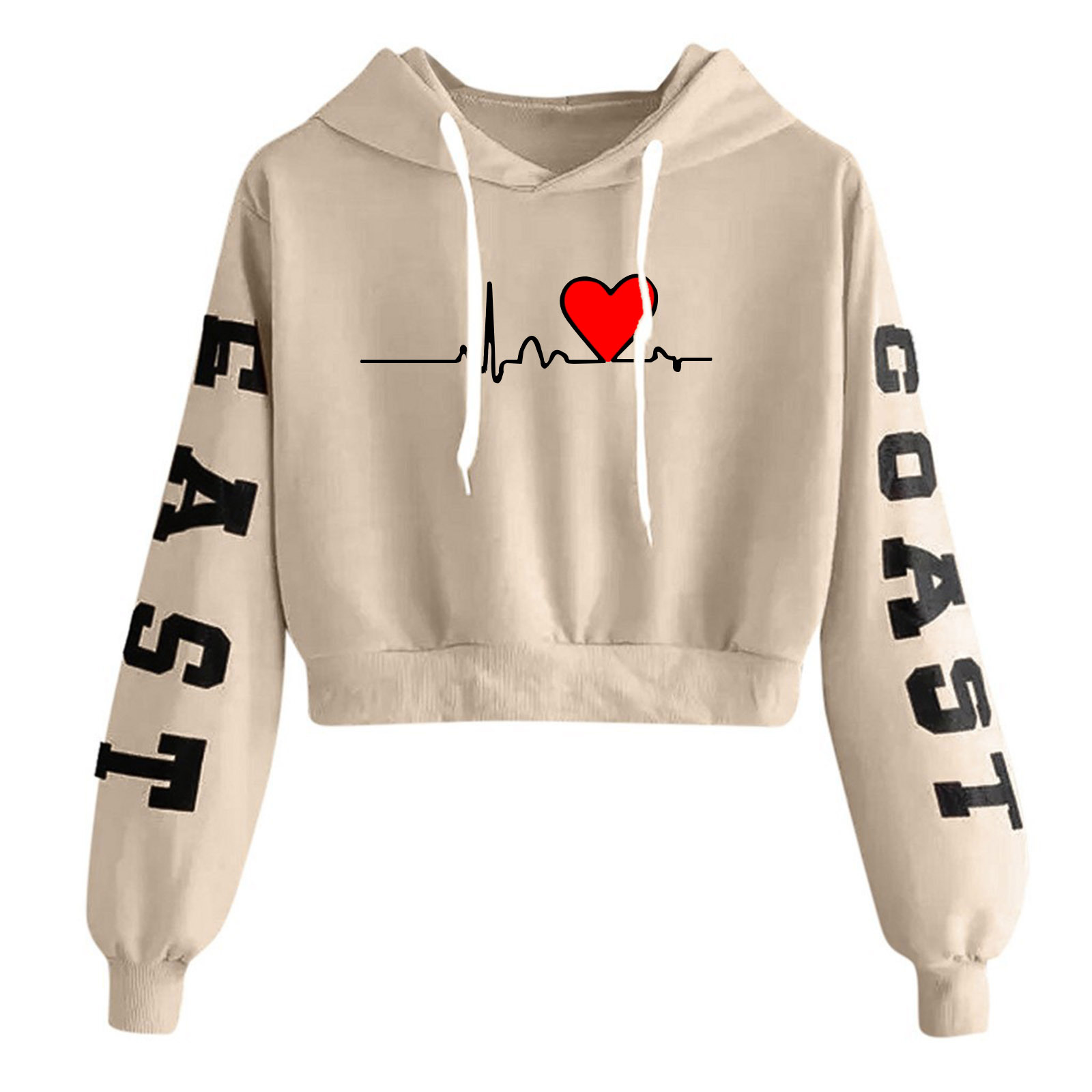 European and American fashion cross-border new creative printing 2023 autumn and winter fashion long sleeve electrocardiogram printing sweater thin