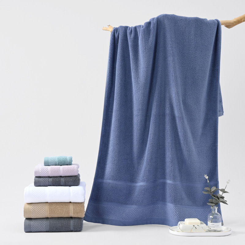 Bath towel cotton household suit cotton towel face washing soft absorbent square towel extra large hand wiping foot cleaning gift wholesale