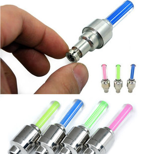 Monochrome bicycle Hot Wheel fluorescent rod gas nozzle lamp valve core lamp riding accessories color price