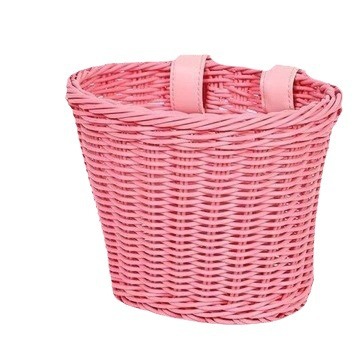 Rattan-like children's bicycle basket Walker balance cart trolley snack storage basket washable