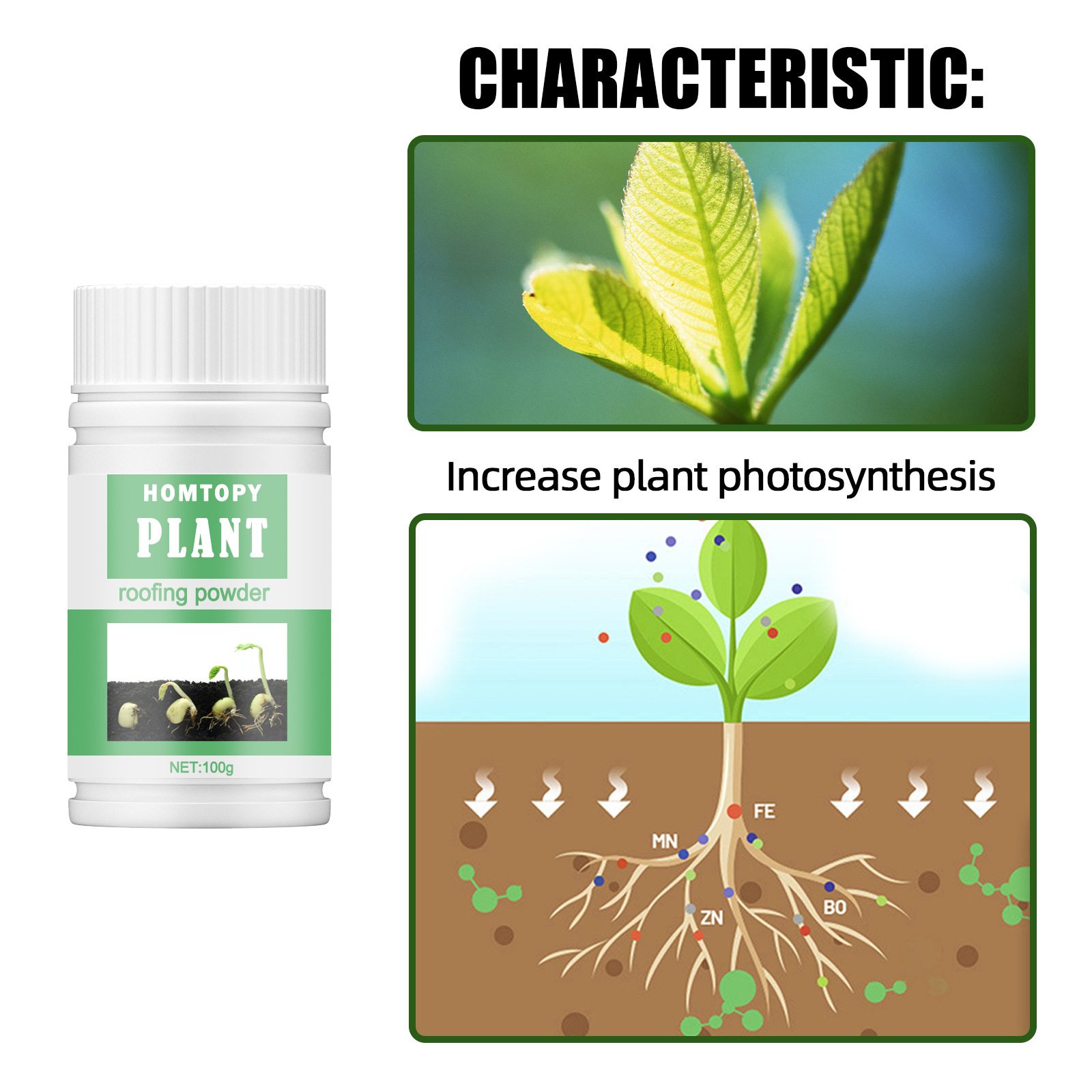 Rooting powder for new plants Rooting powder for cutting plants Transplanting trees Fruit trees Root nutrition powder