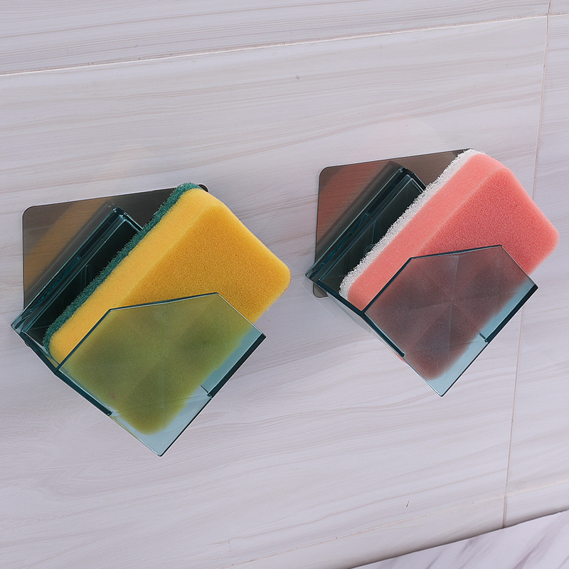 Kitchen Wall Hanging Cleaning Cloth Drying Rack Household Hole-free Dish Cloth Dish Cloth Sponge Sink Storage Rack Storage Rack