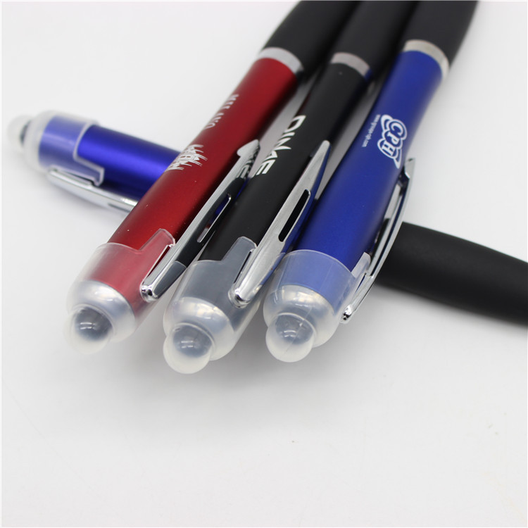 Hulu touch screen light box ballpoint pen LED light box advertising gift ballpoint pen can be laser engraved Logo logo