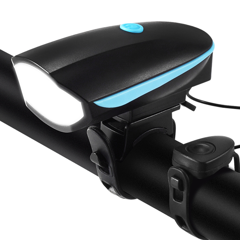 Bicycle light 7588 horn light headlight USB rechargeable mountain bike waterproof car light bicycle night riding accessories equipment