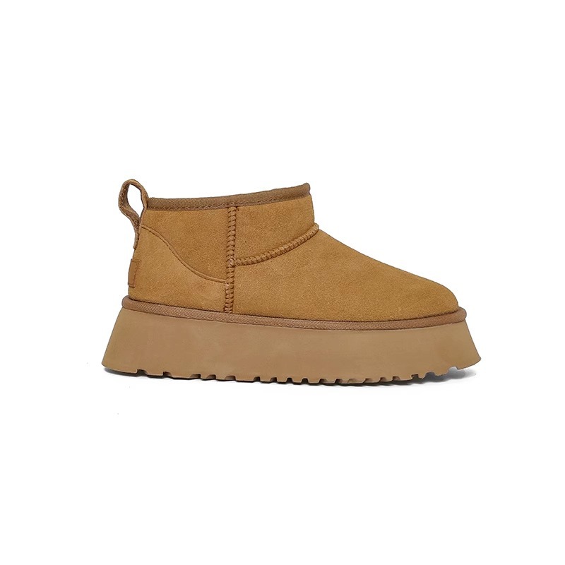 Snow Boots women's platform thick-soled outer wear 2023 Winter new fur integrated waterproof non-slip warm cotton shoes_voghion.com
