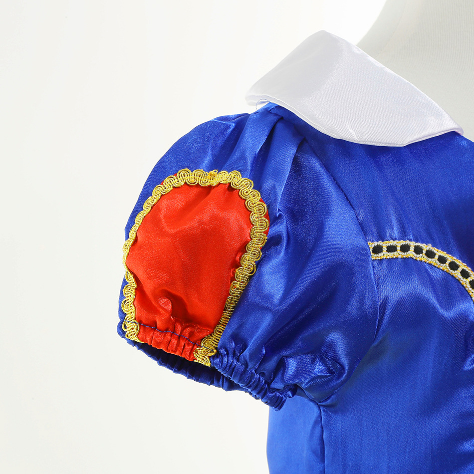 Girls Snow White Dress Dress Children's Performance Clothes Baby's Birthday Tutu Dress Autumn and Winter Halloween Costume