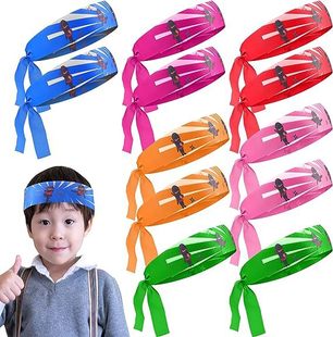 Children's ninja headband karate headband Red Ninja Warrior headband Ninja Party Gift Birthday hair band