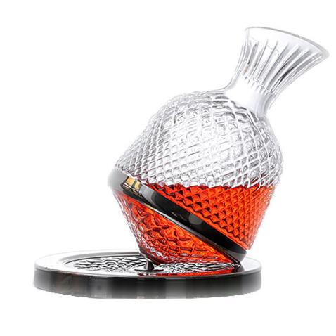 Factory direct net red explosion shaker tumbler decanter rotary decanter