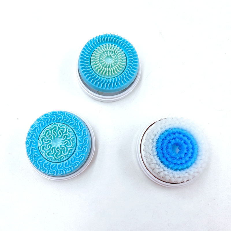 Electric facial cleanser silicone facial cleanser charging waterproof pore cleaner beauty instrument massage instrument factory direct sale