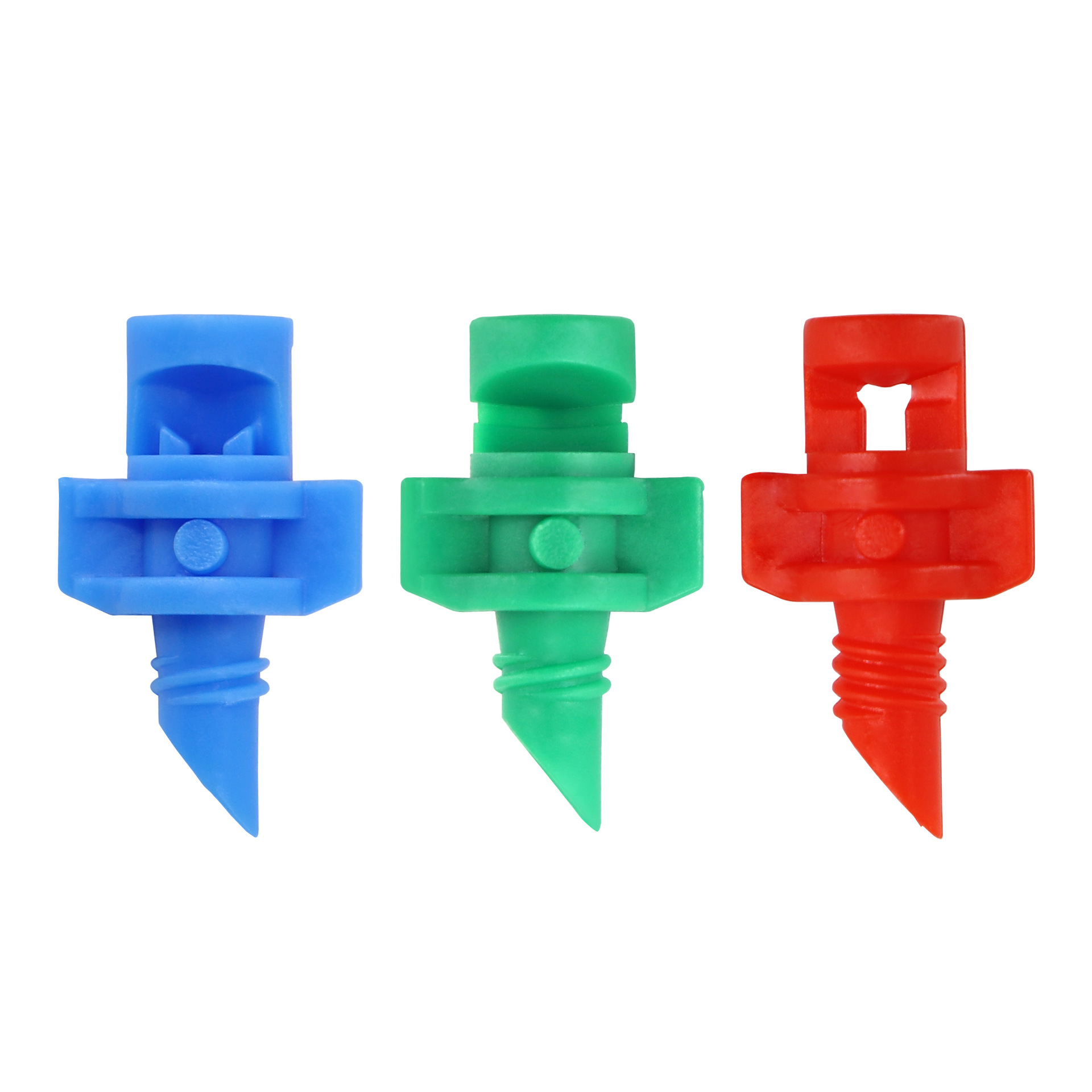 Refraction atomization simple micro-nozzle blue 90 green 180 Red 360 degree PE pipe irrigation greenhouse fruit tree watering