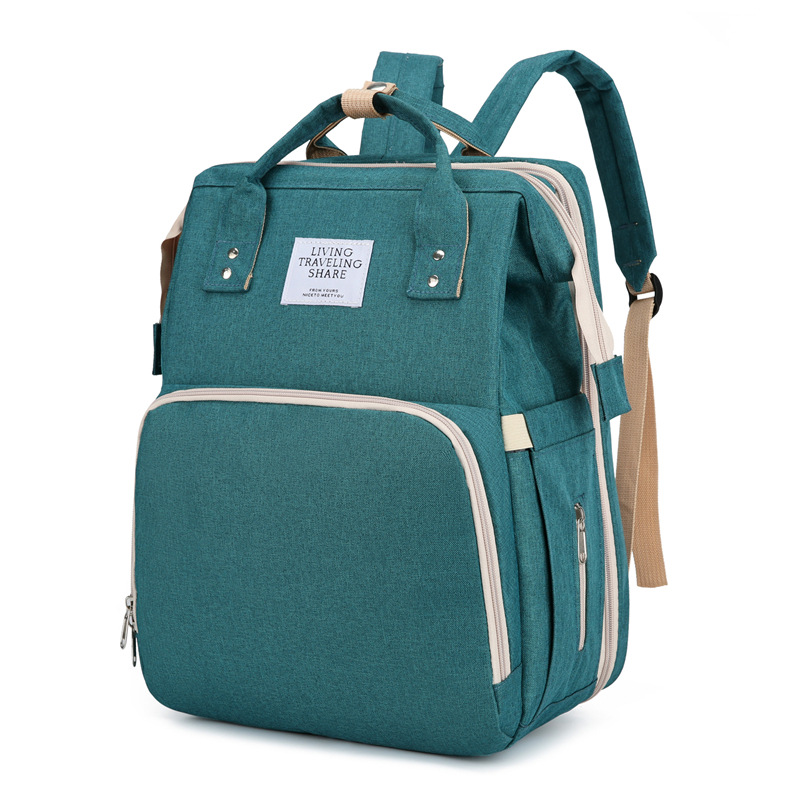 Outgoing Light Portable Folding Bed Large Capacity Maternal and Baby Bag Backpack Backpack Outgoing Bag Mummy Bed Bag