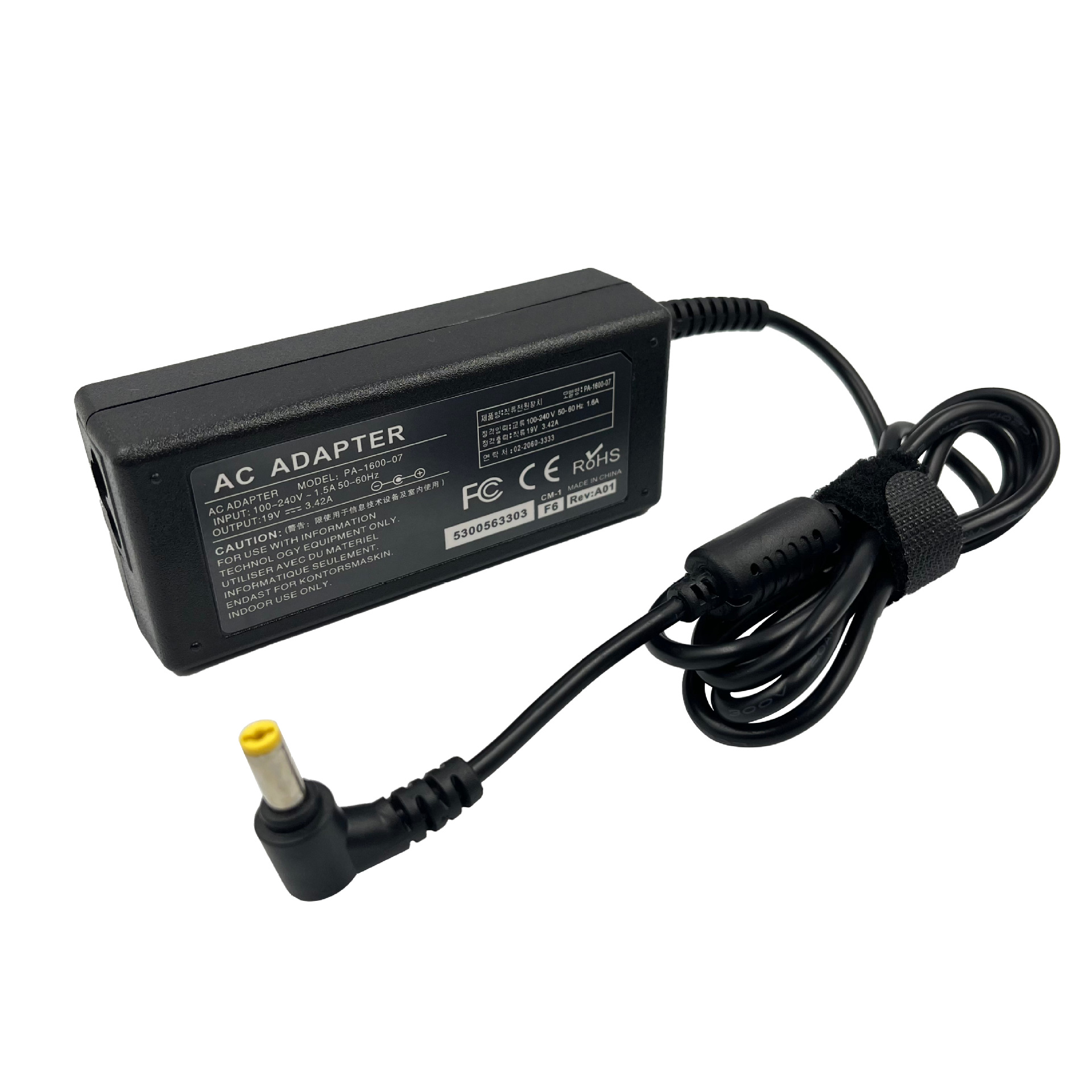 65W applicable laptop power adapter 19.V 3.42A