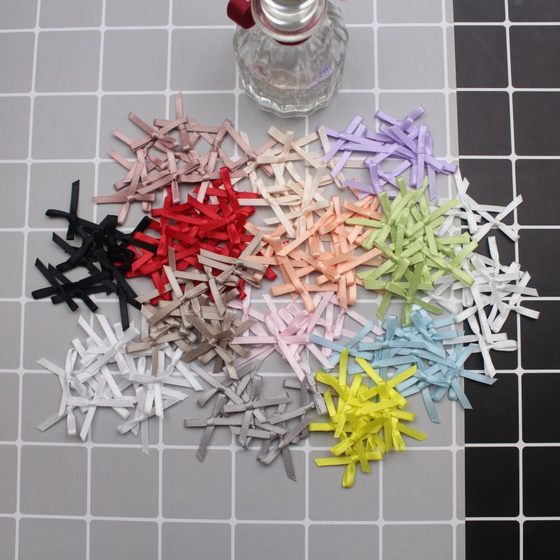 in stock supply 0.3cm1 polyester with mini small bow accessories underwear shorts socks accessories bow