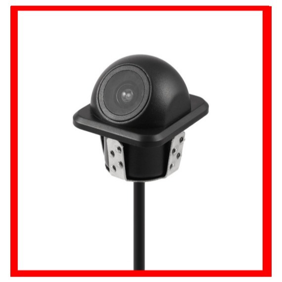 4 lights car reversing camera small straw hat CD4 lights LED square night vision car camera
