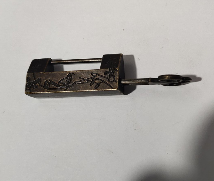 Small lock box buckle padlock