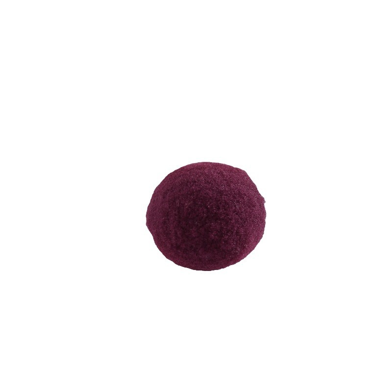 Cross-border in stock high-elastic fur ball handmade diy accessories polyester small fur ball clothing accessories color plush ball wholesale