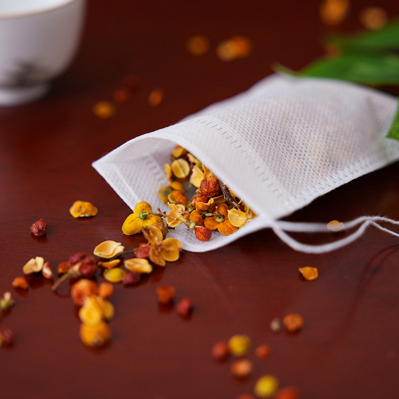 Cross-border wholesale disposable drawstring tea bag Chinese medicine decocting residue filter bag food grade non-woven tea bag