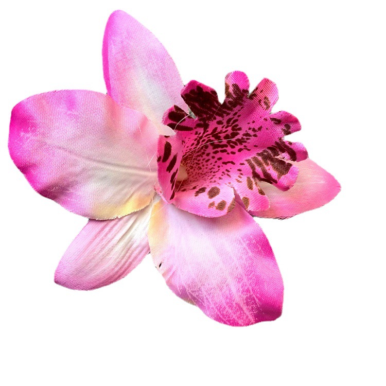 New Headwear Flower Seaside Beach Vacation Photo Hairpin Thai Orchid Hairpin Side Clip Hair Accessories Headwear