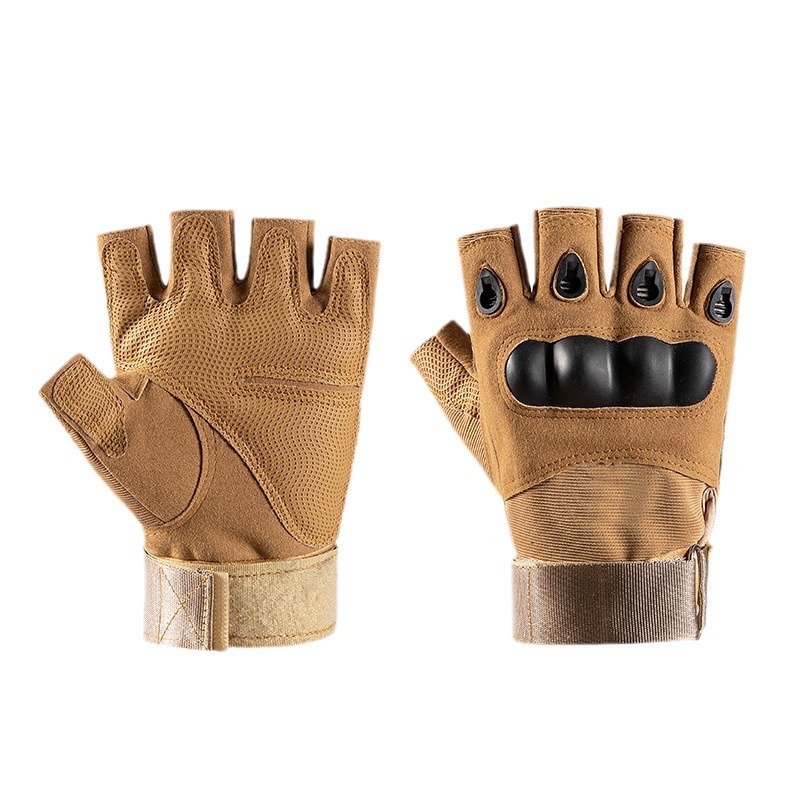 Military training half finger tactical gloves men's training fighting riding motorcycle motorcycle military fans outdoor safety protection non-slip