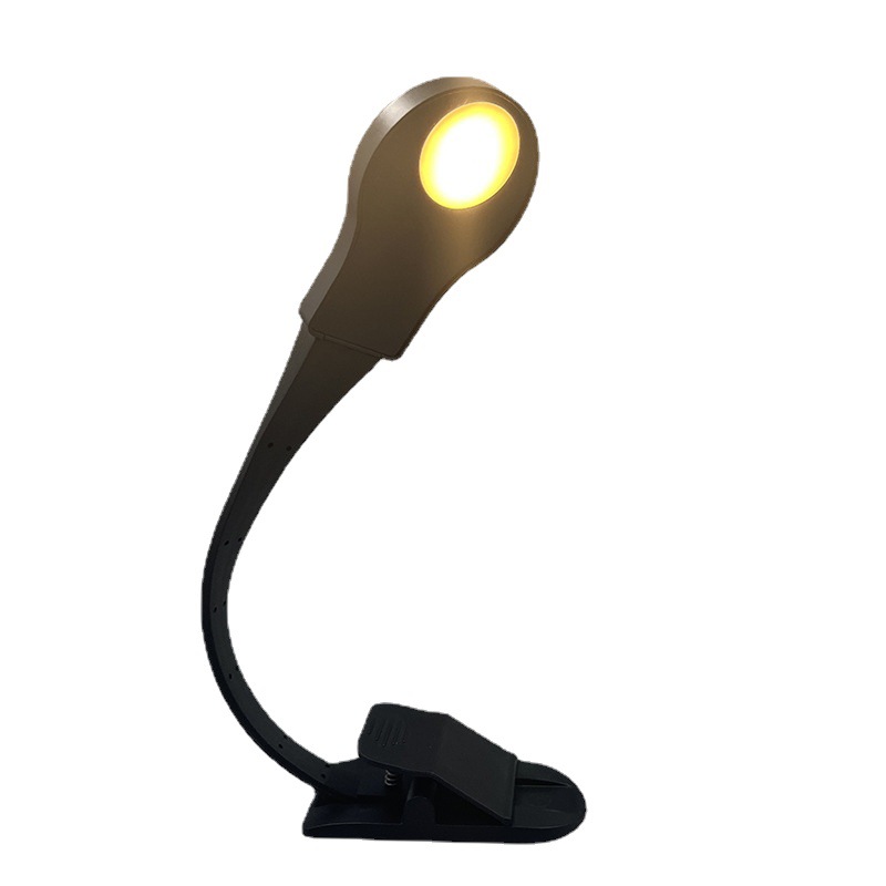 Cross-border exclusive for LED eye protection in-line charging book Clip lamp 200mA magnetic Amazon clip reading book lamp spot