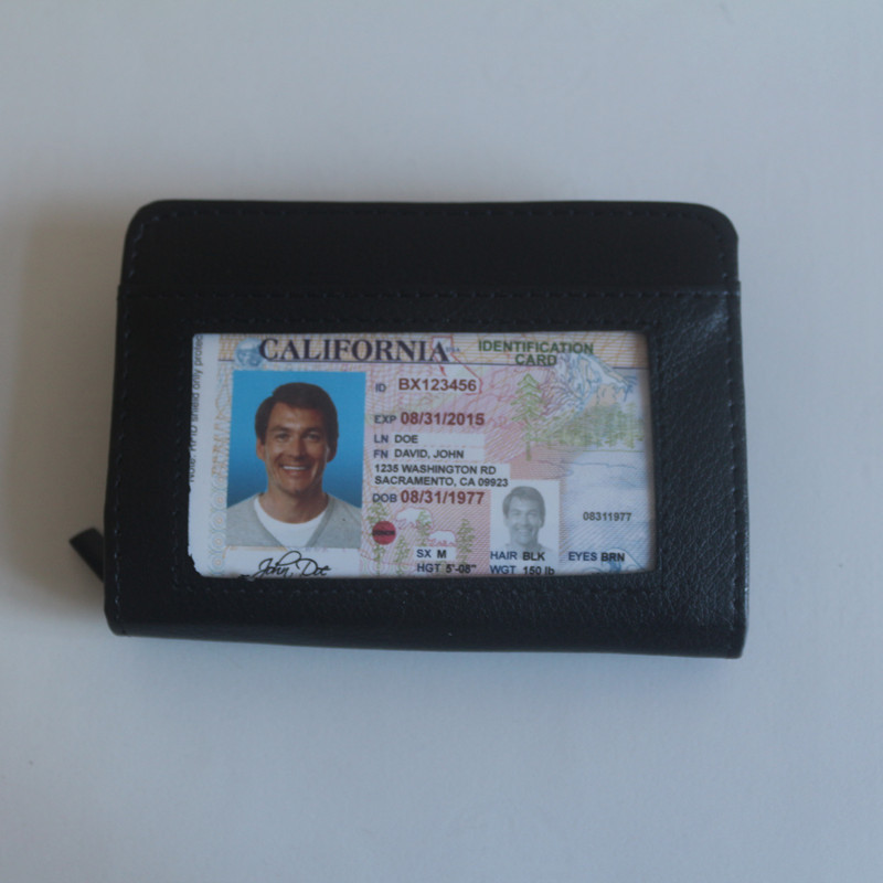 Wholesale TV card bag multi-card short wallet wallet wallet ID bag bank card zipper manufacturers spot