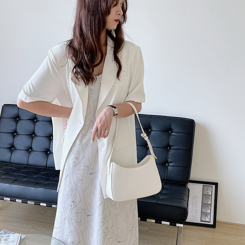 Korean style commuter shoulder bag ins women's bag high-grade all-match handbag bag fashion niche small square bag underarm bag