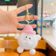 Wool hat small briquettes-white