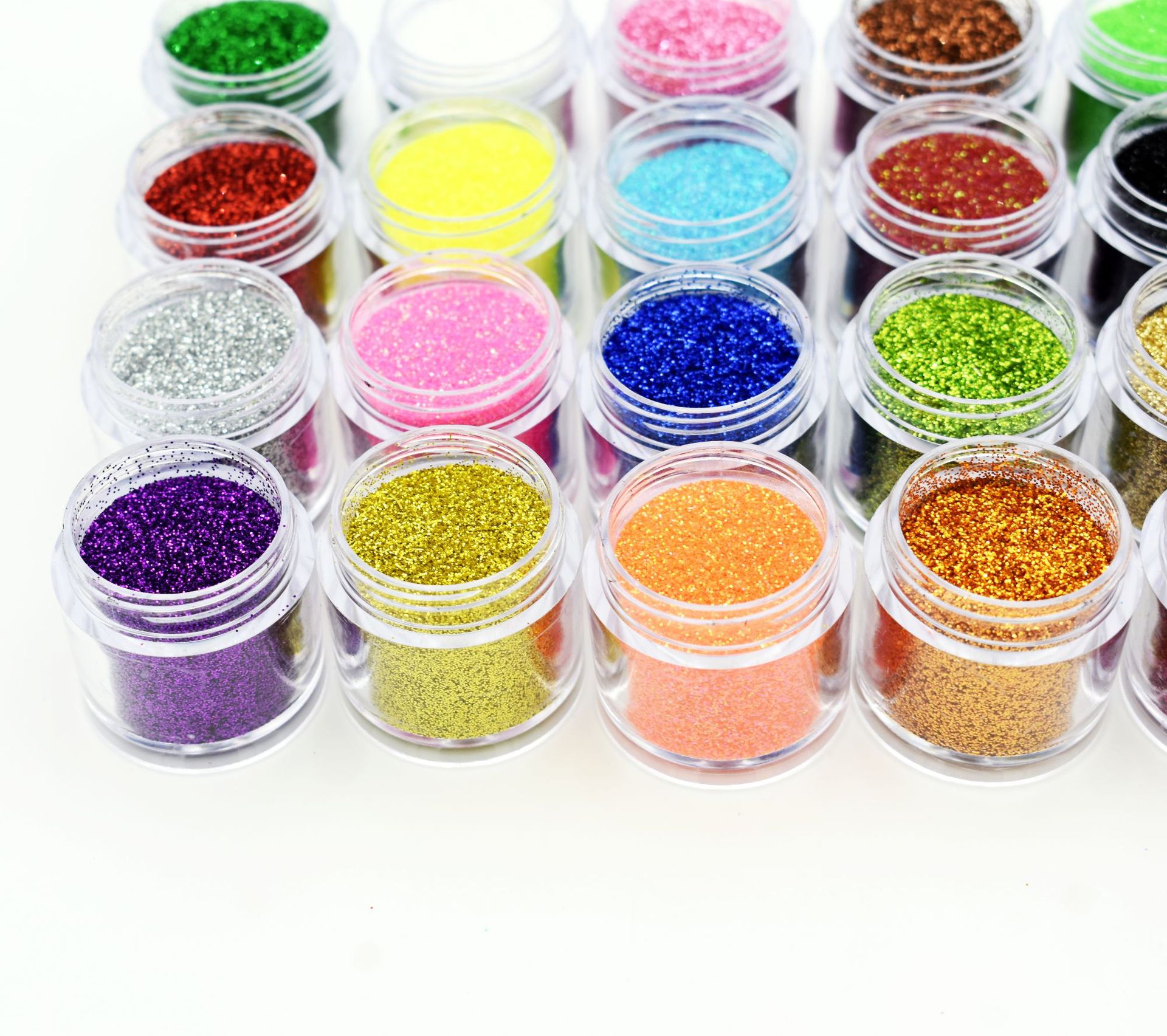 36/24/12 color nail glitter small sequins Crystal mud flow hemp epoxy material glitter cross-border glitter 10ml pack