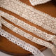 Stretch apricot lace garment accessories decorative handmade DIY neckline sleeve skirt material width 2.5CM