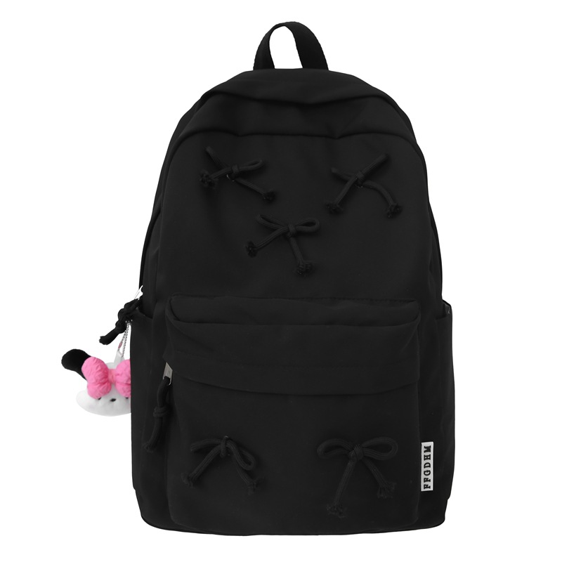 Zaino scolastico morbido in stile giapponese Ins con fiocco_voghion.com