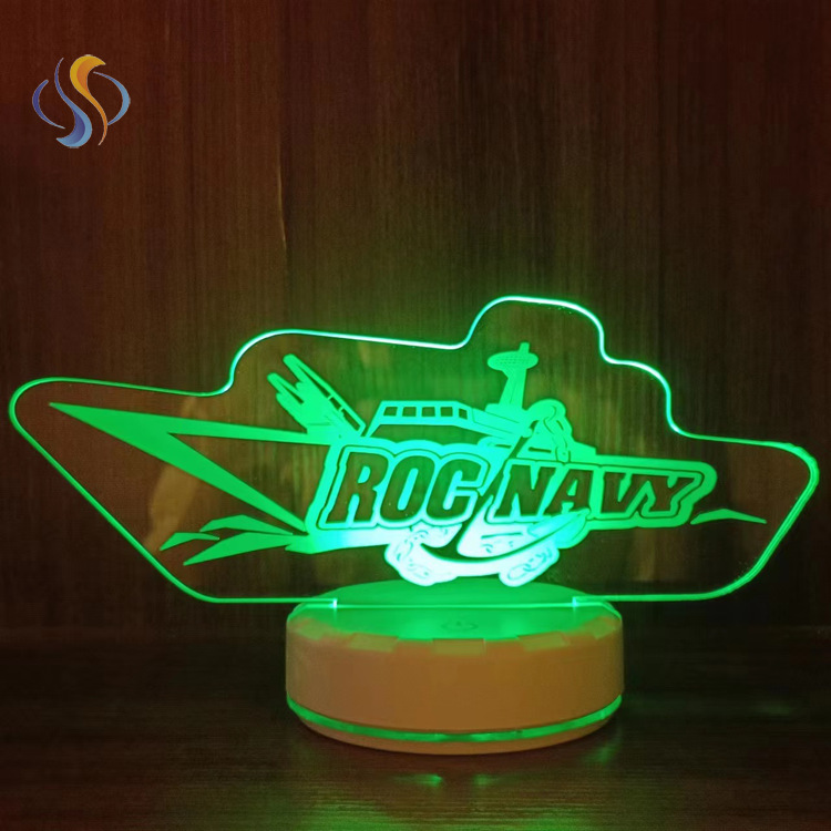 Colorful usb night light base bedroom atmosphere charging remote control touch bedside decoration advertising gift LED table lamp
