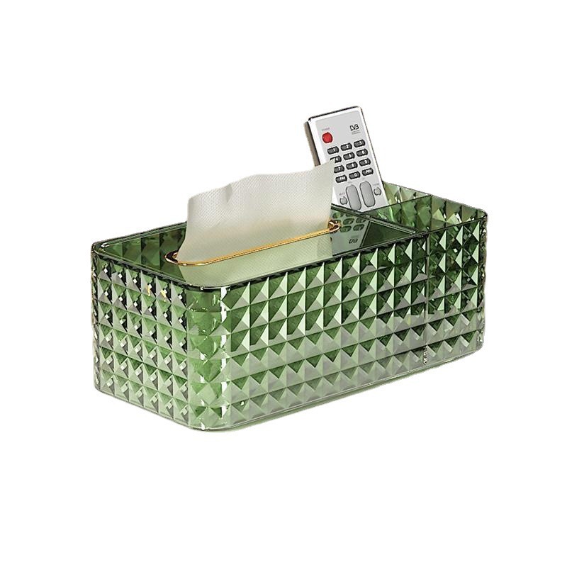 Creative with spring toilet toilet washcloth storage box U-shaped living room desktop light luxury tissue box multi-function