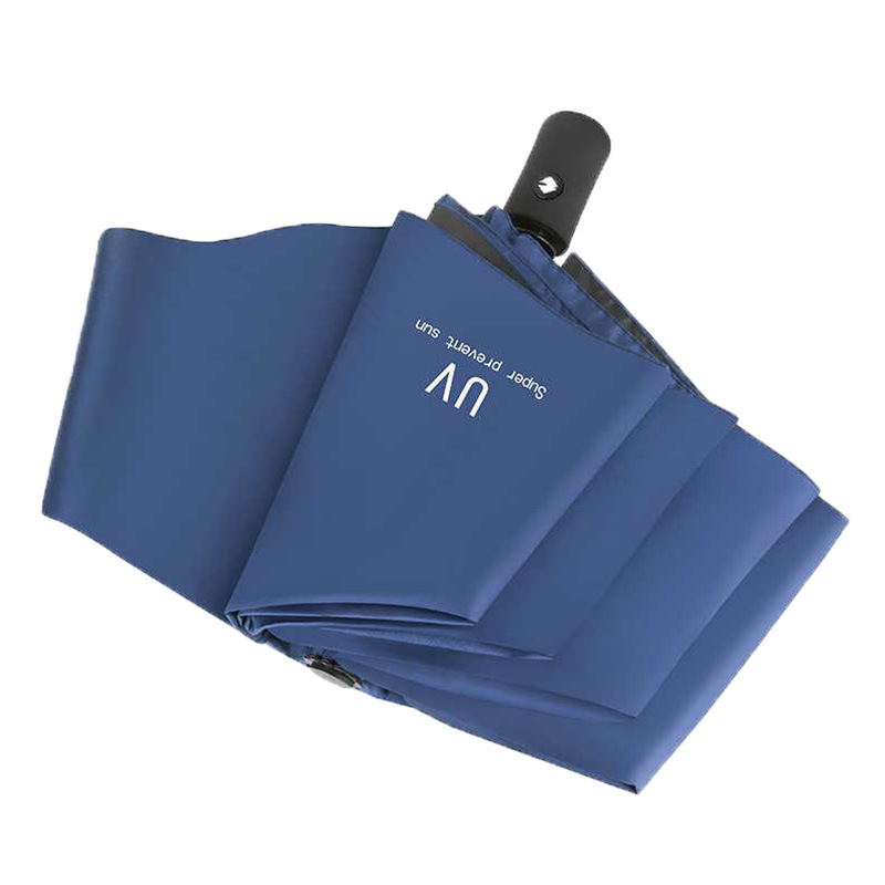 New fashion full UV Daisy vinyl automatic umbrella three-fold folding business automatic umbrella self-opening umbrella