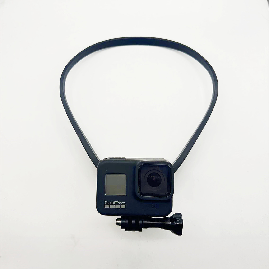 Mobile phone neck bracket Gopro Dajiang sports camera collar shot first view riding Luya fishing accessories