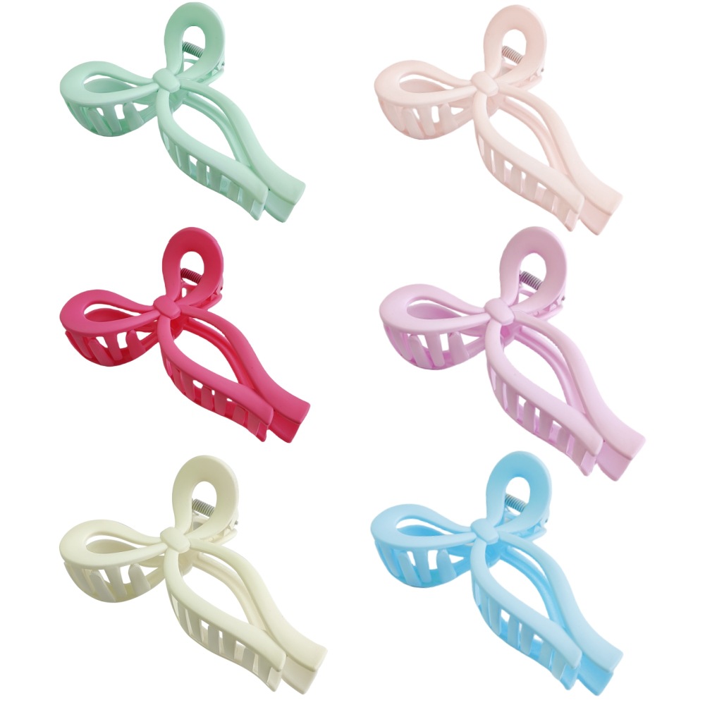 new large bow back shark clip simple updo clip hair accessories for women