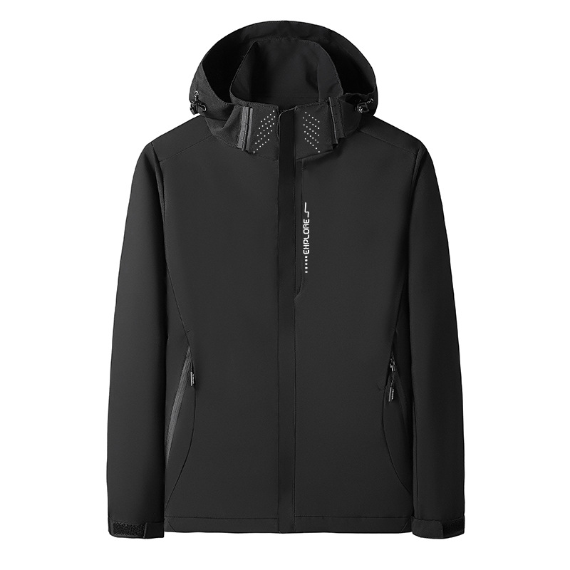 6266 jacket men's and women's outdoor two-piece travel clothes printed overalls jacket men's and women's hot